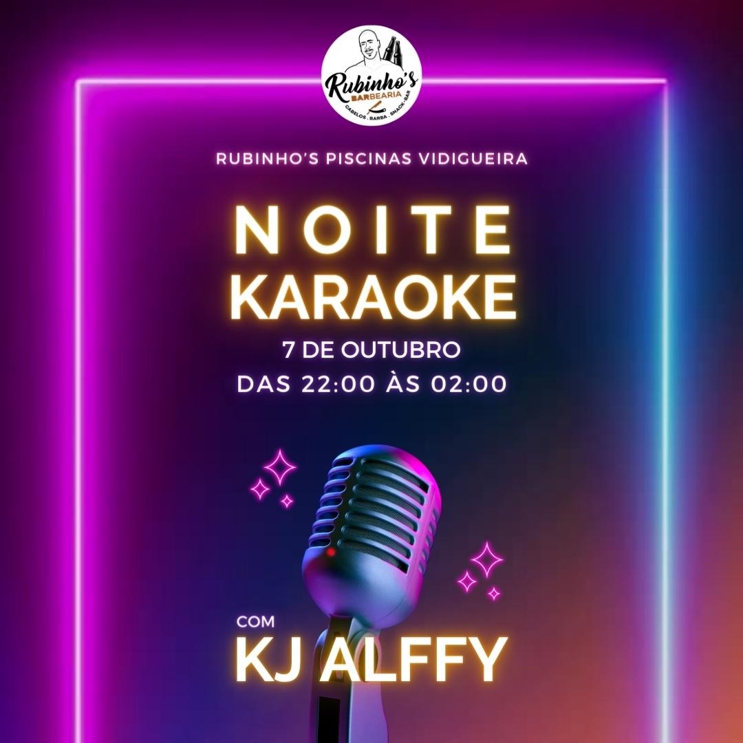 Noite de Karaoke c/ KJ Alffy