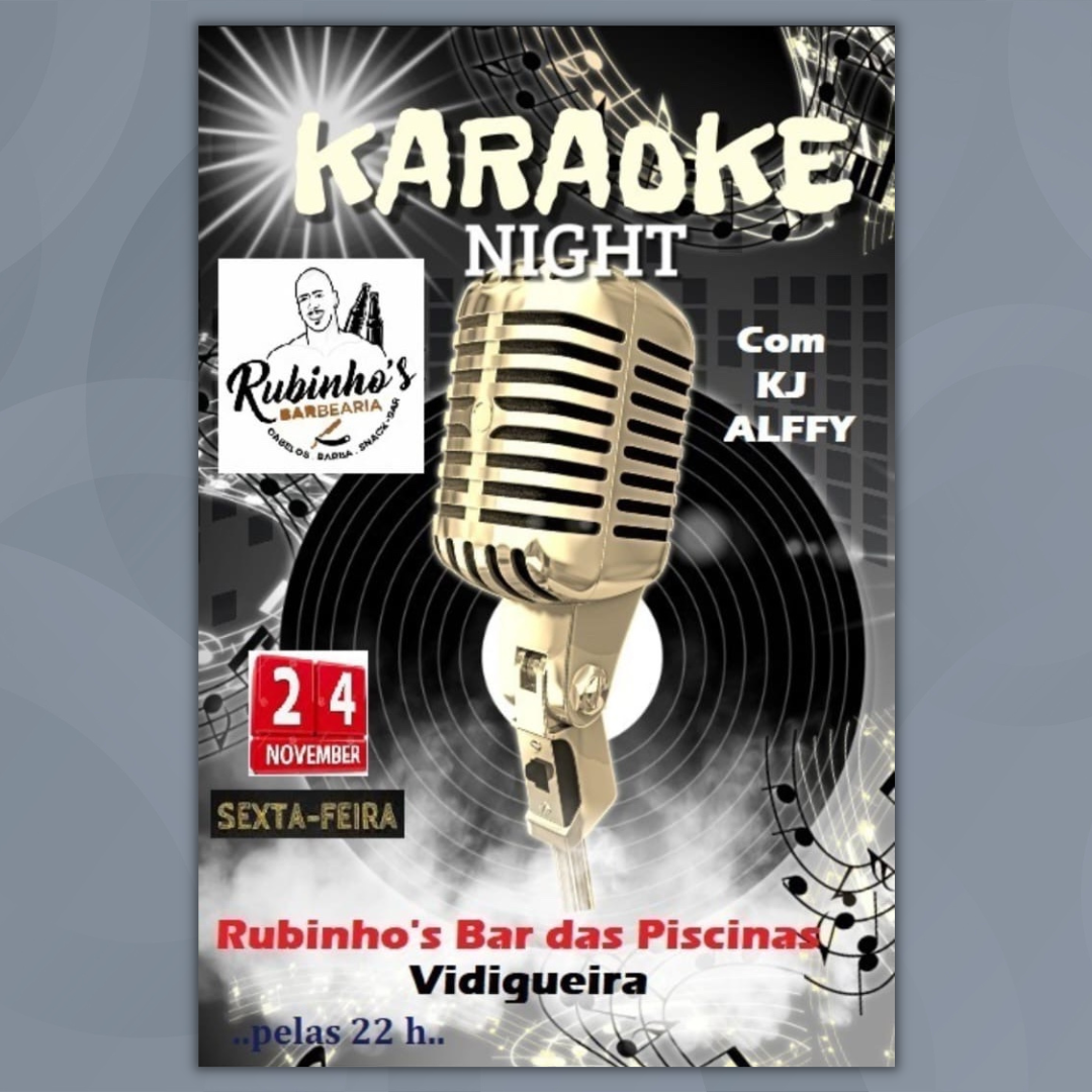 Noite de Karaoke com KJ Alffy